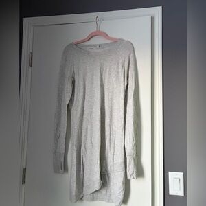 Light Gray Long Sleeve Top/dress